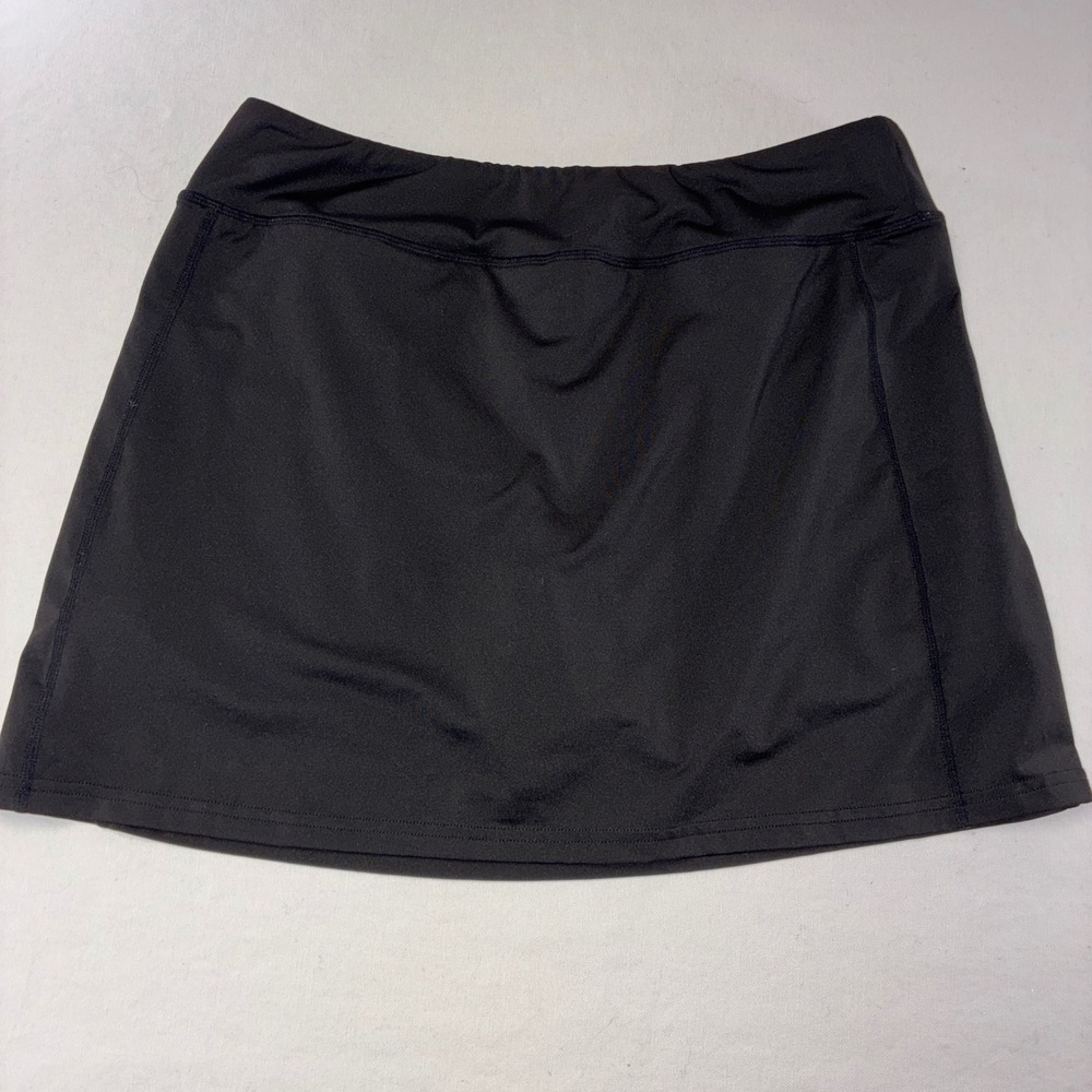 501 Athleisure BlevonH Athletic Skort Large Black Built-In Shorts